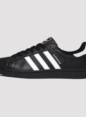 阿迪达斯三叶草男鞋女鞋2025春季新款经典贝壳头板鞋JI0079