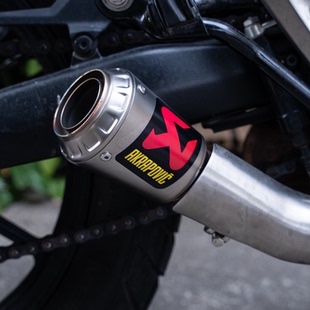 适用于凯旋Speed400/Scrambler400X升级排气管尾段天蝎款无损直上