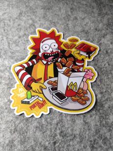 瑞克莫迪摩托改装车贴后窗划痕遮挡touge漂移机车摩托D1882