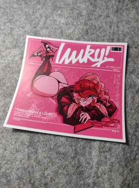 日漫性感美女烫画划纹贴卡通动漫二次元车贴画摩托贴D2918