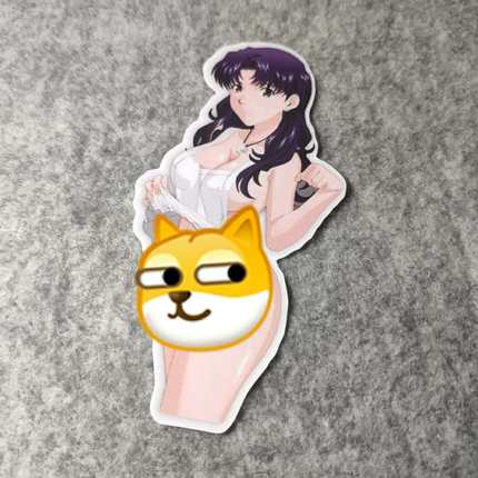 二次元日漫改装痛车摩托贴电动车老婆酱侧窗PVC烫画D1573