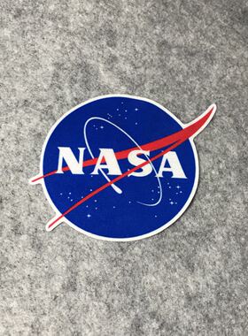 NASA美国宇航局个性汽车摩托改装车贴后窗划纹遮挡漂移机车D755