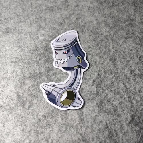 卡通二次元改装汽车摩托反光贴