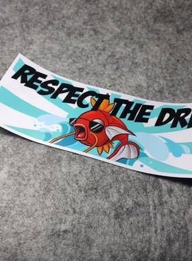 日漫卡通二次漫画改装汽车摩托贴纸搞笑二次元划纹烫画车贴D2642