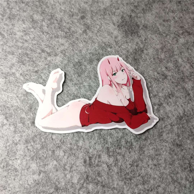 改装痛车潮流二次元动漫汽车摩托贴纸侧窗挡划纹烫画D1492