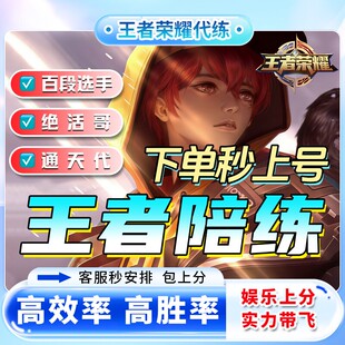 王者荣耀代打英雄战力国标省标绝活大神手工绿色代练巅峰赛排位
