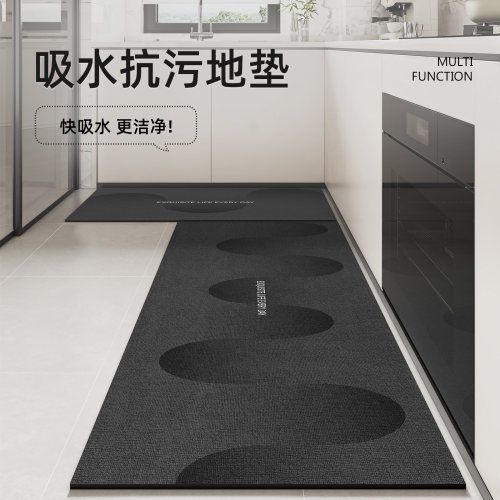地垫厨房2025新款矽藻泥吸水防滑垫家用门口可擦免洗耐脏专用垫子
