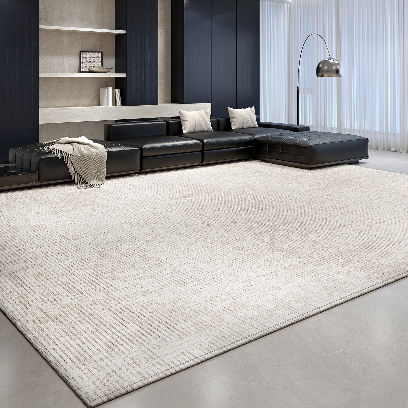 地毯客厅2025新款意式高级感免洗可擦卧室沙发加厚地垫大面积全铺