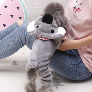 狗衣服可爱考拉变身装宠物变身装四脚秋冬装泰迪比熊珊瑚绒衣服