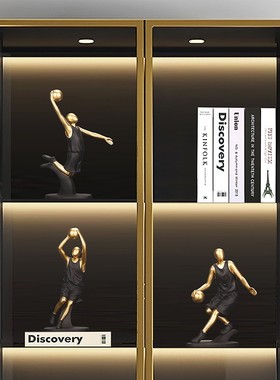 电视柜摆件桌面篮球运动员办公室装饰品客厅酒柜摆设乔迁新居摆设