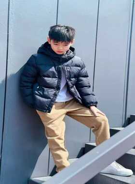 冬季新款儿童羽绒服白鹅绒有帽子男女宝拉夫款短款加厚北方小马RL