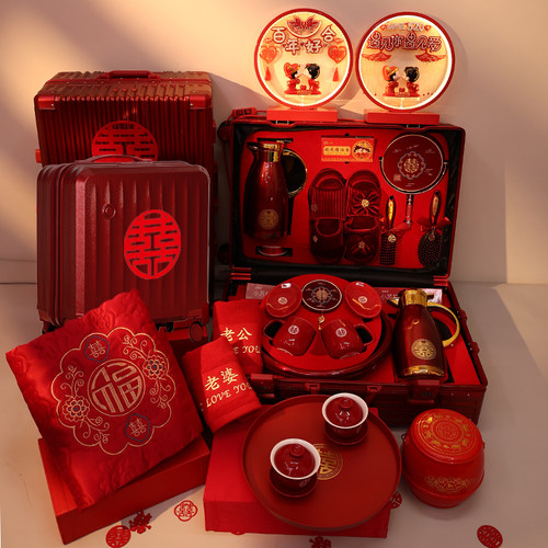 结婚台灯床头卧室创意婚庆灯