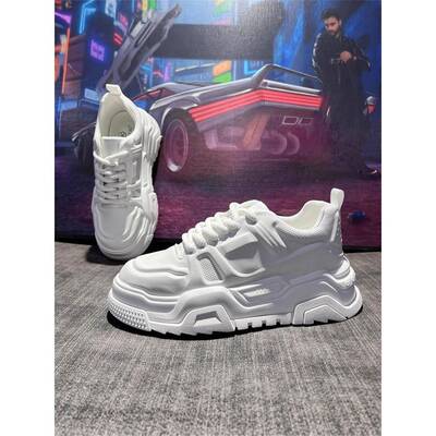 颜值品质兼备Minimalism Aquaman厚底内增高小白鞋男轻便板鞋简约