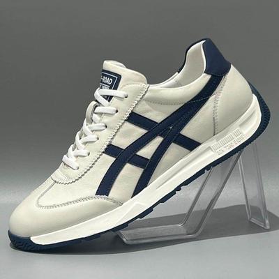 高颜值不容错过哦~真皮软底小白鞋男一脚蹬懒人运动休闲板鞋百搭