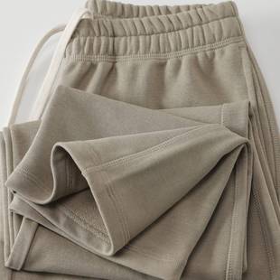 子 男秋冬宽松休闲运动长裤 MAROLIO 高档340g重磅针织毛圈直筒卫裤