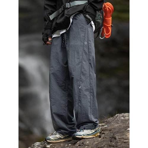 it neith BIAS潮牌登山徒步防泼水工装裤男士美式休闲速干冲锋裤