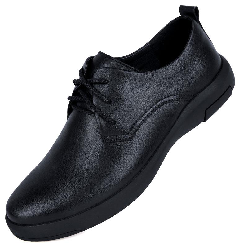 意大利设计风『DMXUXM』!高端大气!头层牛皮厚底商务正装皮鞋男潮