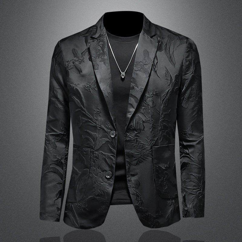 香港休闲西装男青年个性潮牌2024秋冬新款西服帅气长袖单西外套,男装,西服,淘宝优惠券,粉丝福利购,淘宝优惠卷