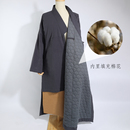 冬季长褂加棉僧服全棉加厚僧衣男女大褂保暖冬季和尚出家人僧袍