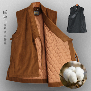 冬季加棉斜领马甲披肩僧服 出家人伽蓝褂僧人和尚服保暖舒适柔软