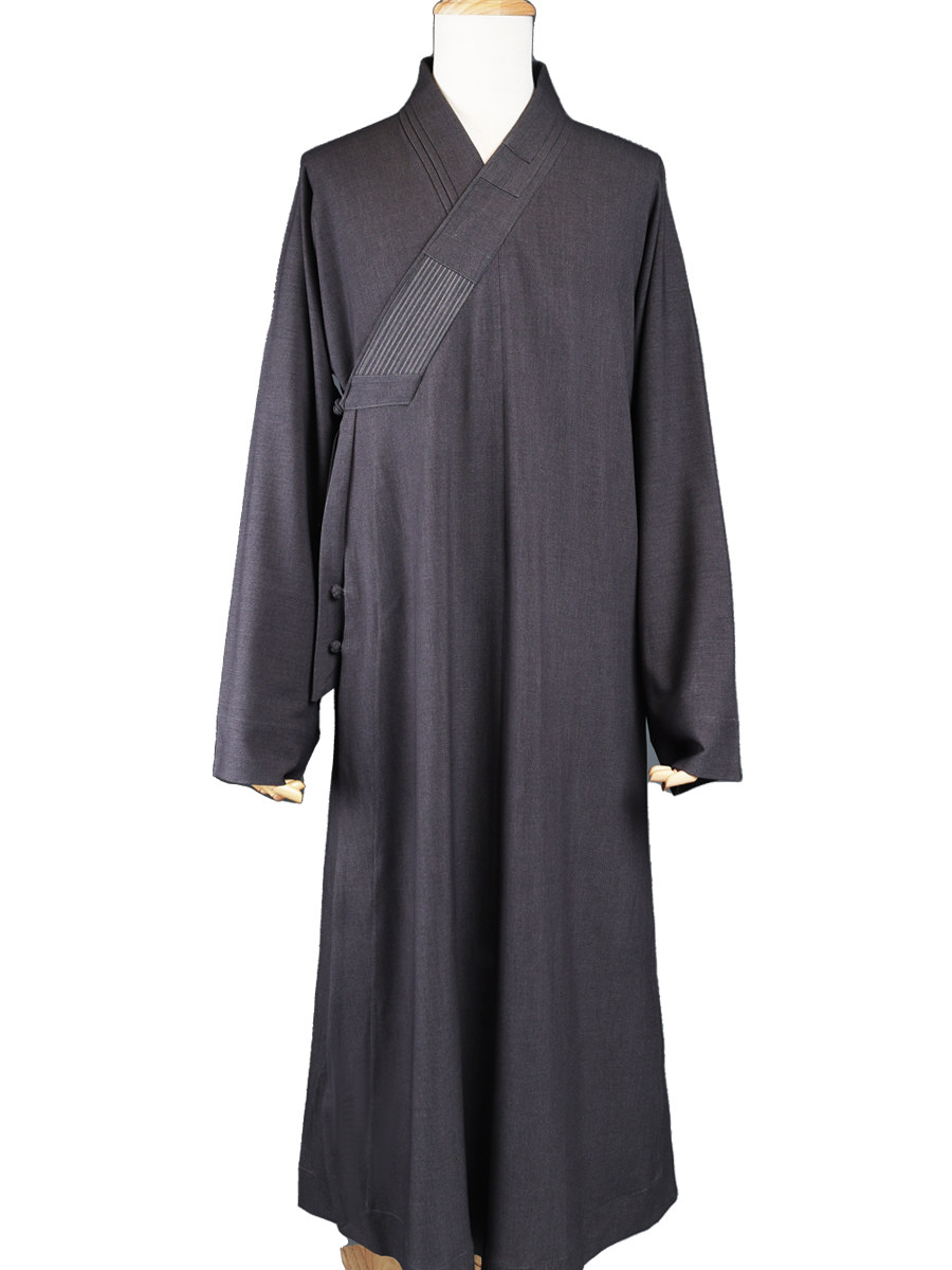 AUTUMN AND WINTER COMBED COTTON MONK GOWN LONG GOWN DRAPE WINTER COAT MONK ROBE COTTON CLOTHES AUTUMN MONKS WARM MONK CLOTHES