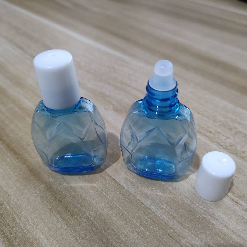 10ml塑料蓝色pet透明精油滴眼液剂药水水剂液体分装瓶送漏斗包邮