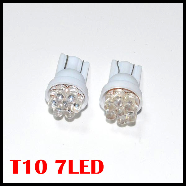 示宽灯超亮led透镜汽车车外灯日行灯改装通用行车灯t10冰蓝小灯泡