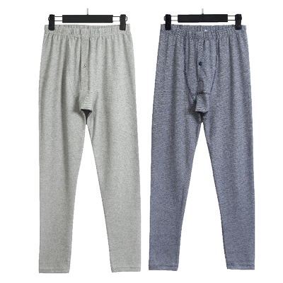 AB纯棉男士秋裤高档保暖棉毛裤