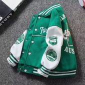 男孩秋季 儿童装 中大童春秋款 外套2025新款 洋气炸街棒球服 男童秋装