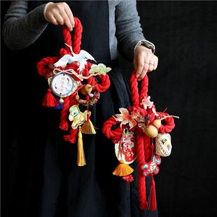 新中式新年春节国风万字结挂饰挂件门挂中国结成品装饰礼物伴手礼