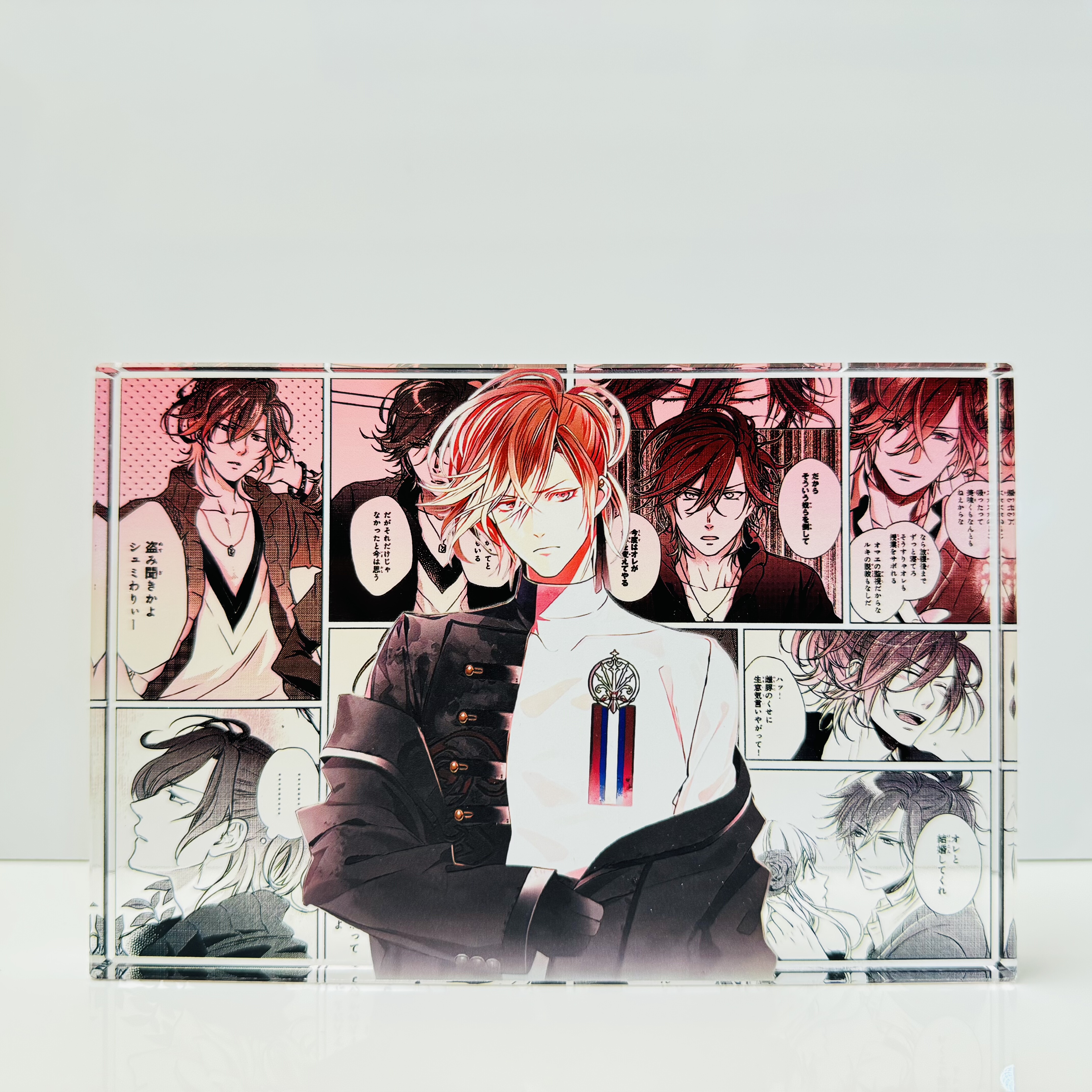 魔鬼恋人周边无神悠真二次元立牌卡通桌面摆件动漫亚克力水晶砖