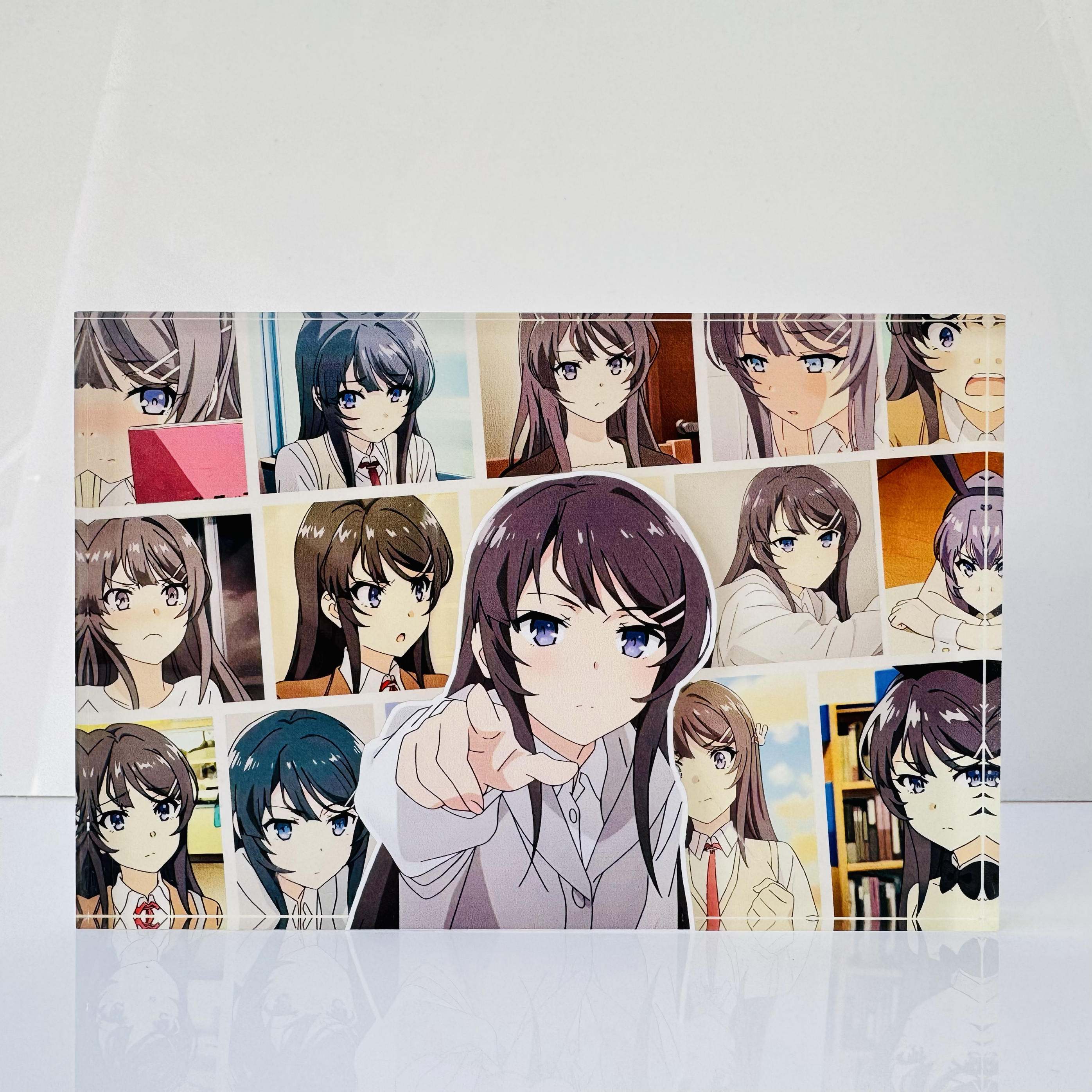 兔女郎学姐樱岛麻衣动漫周边定制二次元桌面摆件卡通立牌亚克力砖