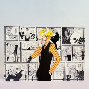 山治海贼王亚克力砖动漫周边定制卡通立牌谷子二次元桌面装饰摆件