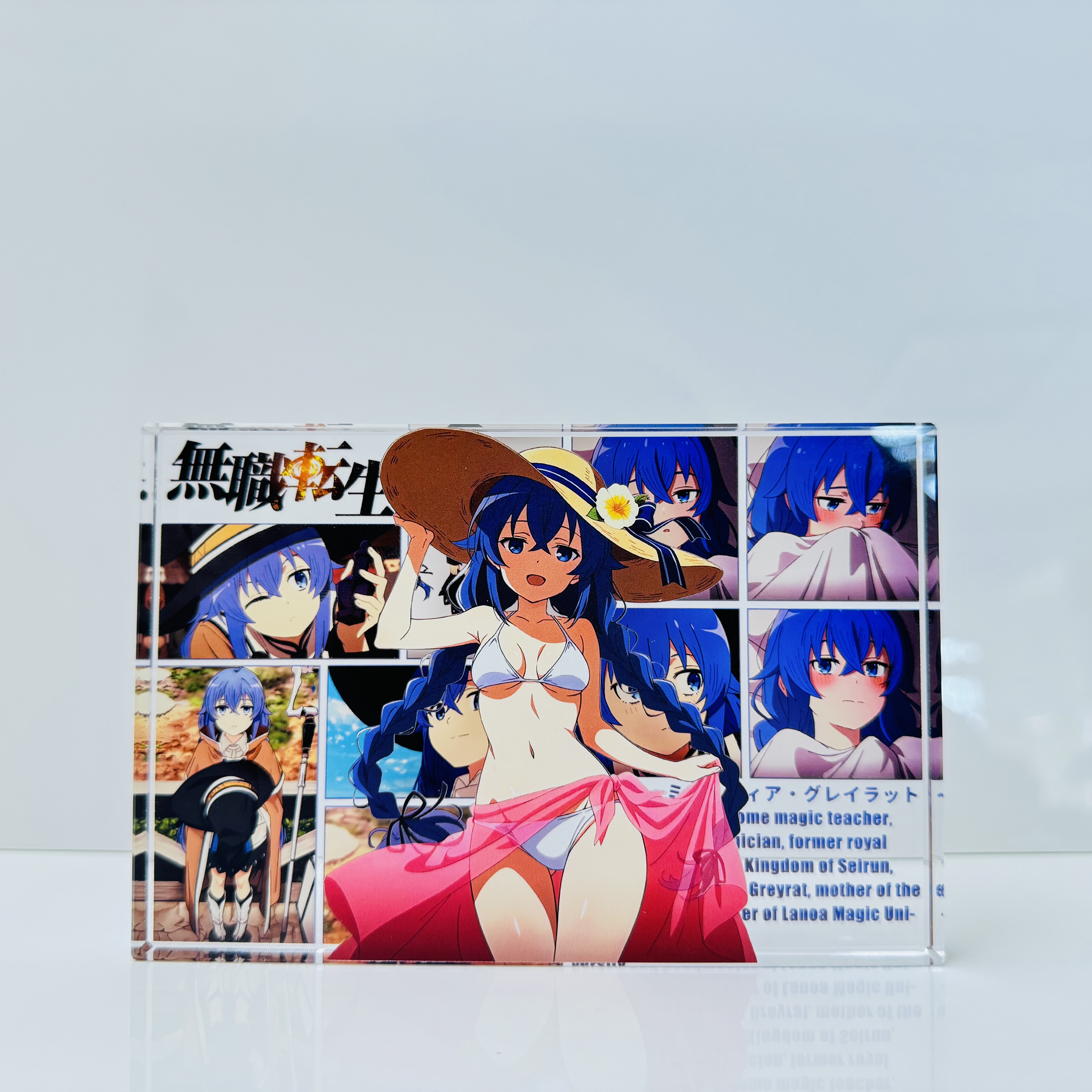 洛琪希周边无职转生二次元立牌卡通桌面摆件同人动漫亚克力水晶砖