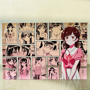 租借女友周边水原千鹤动漫亚克力砖漫画二次元立牌卡通桌面摆件