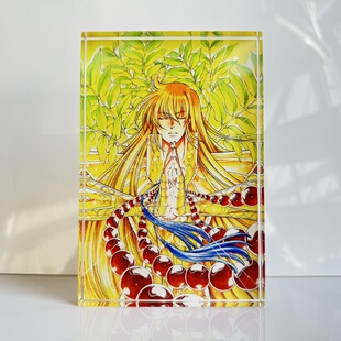 阿释密达处女座圣斗士星矢冥王神话LC动漫周边二次元 亚克力水晶砖