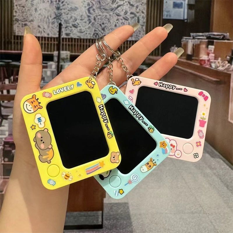 迷你涂鸦卡通画板钥匙扣包包挂件