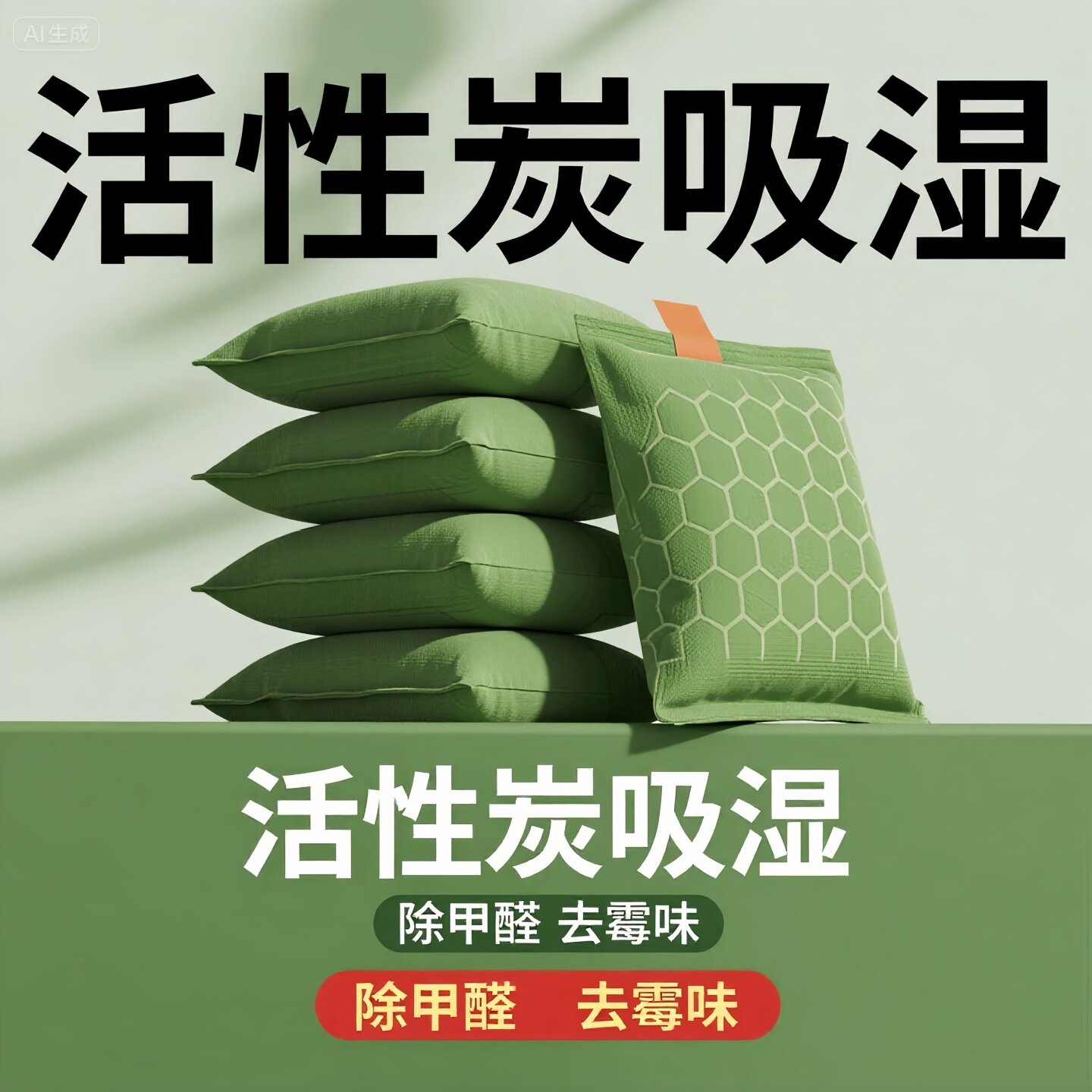 长效活性竹炭包防潮除霉除味吸湿