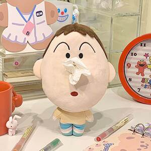 阿呆抽纸盒挂件书包配饰公仔搞怪玩具蜡笔小新玩偶毛绒送女生礼物