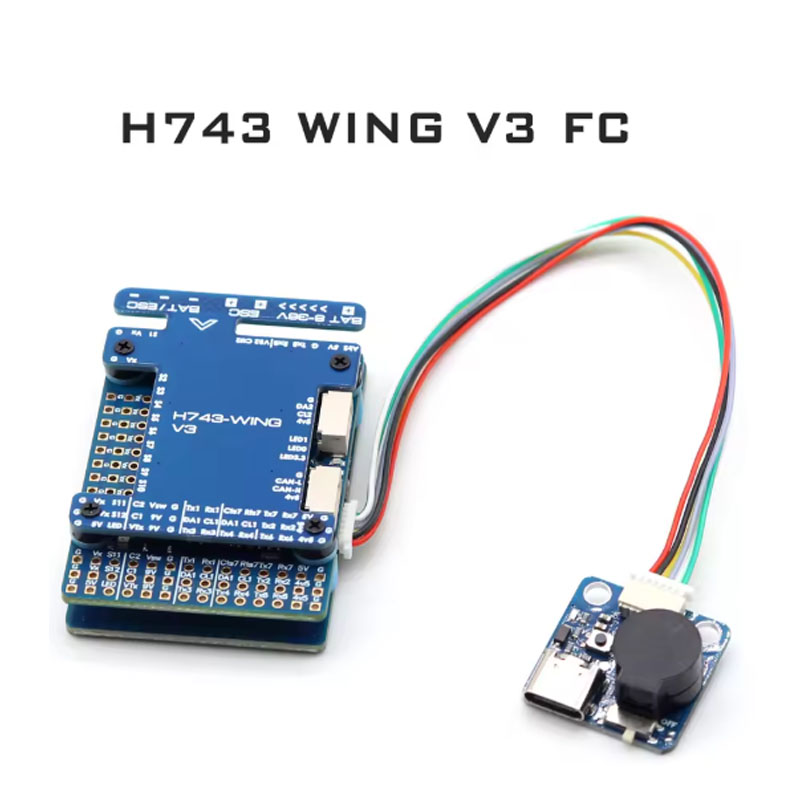 MATEK新品飞行控制器 H743-WING V3双摄像头输入飞控穿越机固定翼