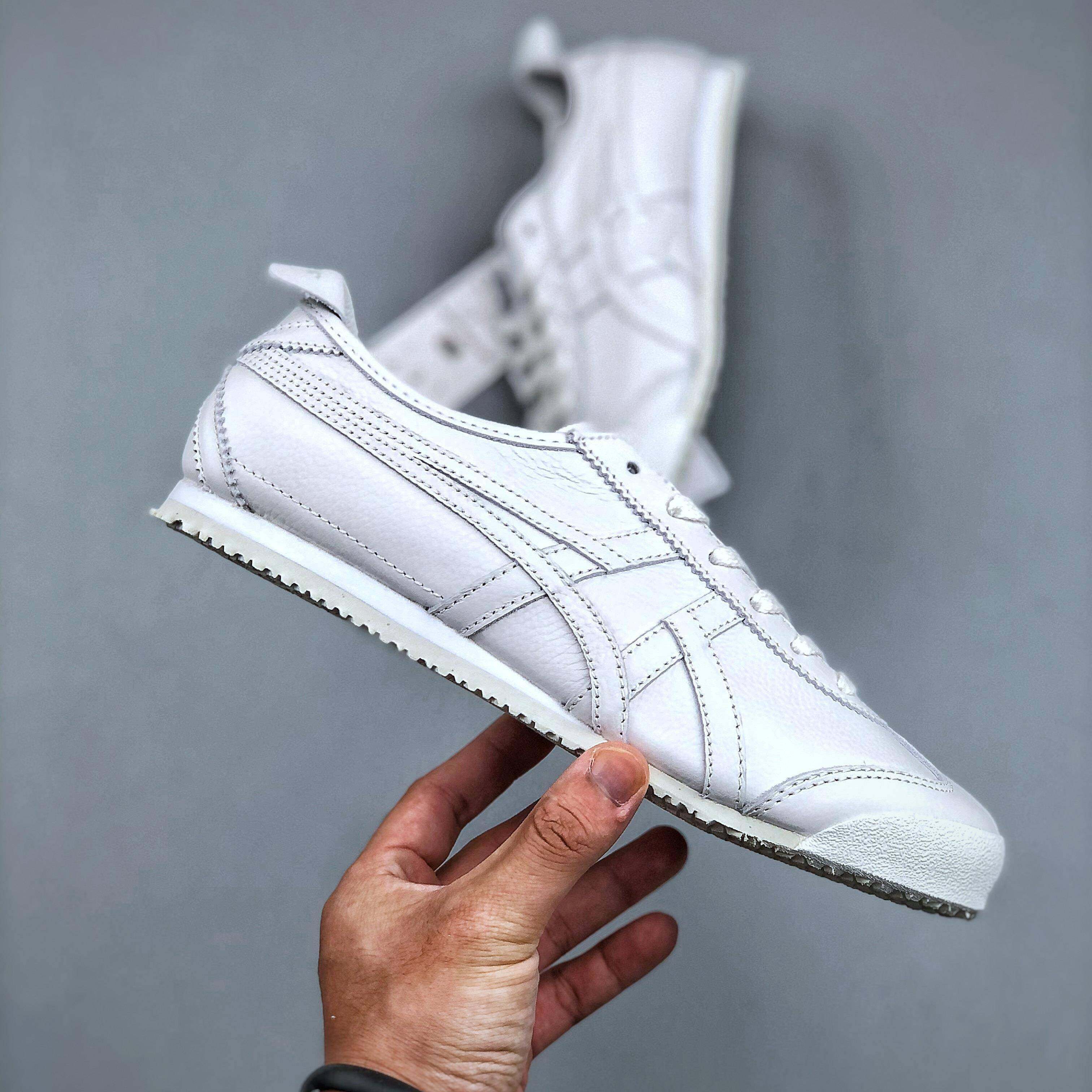 休闲百搭小白鞋配裙子日系经典老虎鞋白鞋德训鞋真皮薄底轻便女鞋,女鞋,时尚休闲鞋,淘宝优惠券,粉丝福利购,淘宝优惠卷