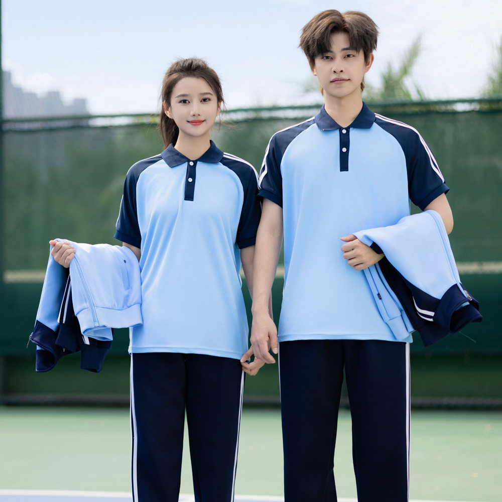 春秋冬季校服套装高中生初中生班服三件套中学生运动会服装学院风