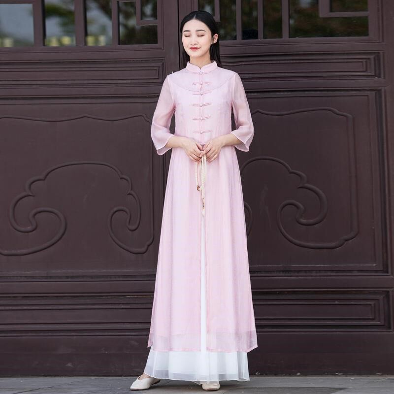 汉服文艺旗袍禅意茶服唐装中国