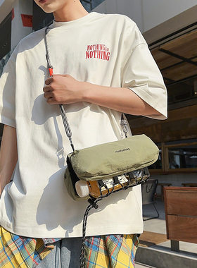 日系Tl平替折叠包水瓶包斜挎包山系户外单肩包男雨伞包潮山系户外