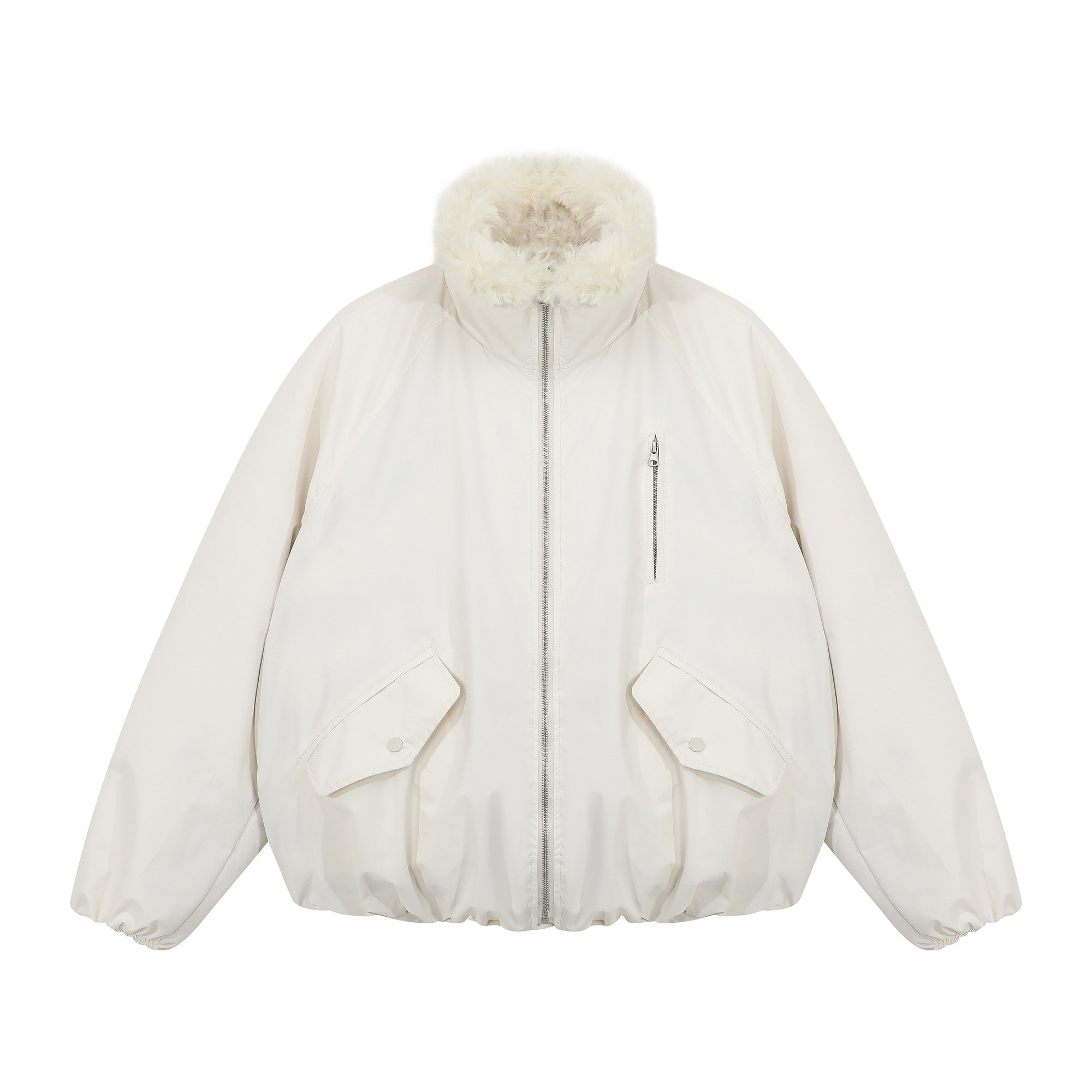 美式复古毛领派克服男女棉衣