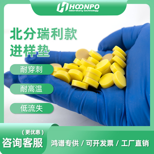 北分瑞利气相色谱仪用进样垫隔垫硅胶垫密封垫 进样垫 9.5 11.5mm