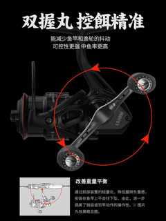 路亚专用微物纺车轮全金属斜口浅线杯双摇臂鱼线远投鱼轮渔轮