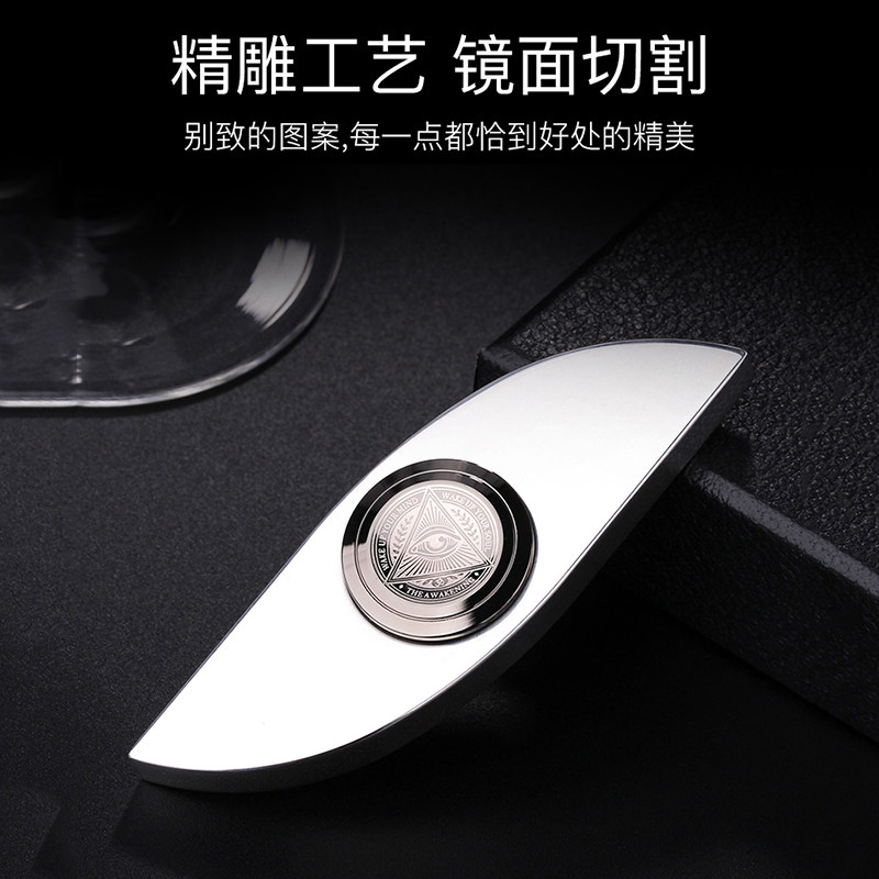 指尖陀螺EDC全金属迷你旋转平稳静音大人小孩解减压黑科技小玩具
