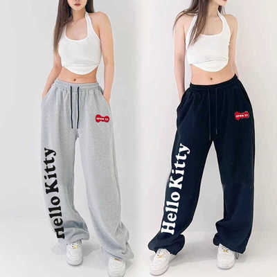 运动裤阔腿宽松街舞爵士长裤jazz