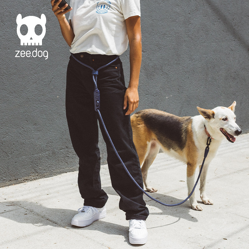 Zeedog宠物户外多功能斜挎腰牵绳